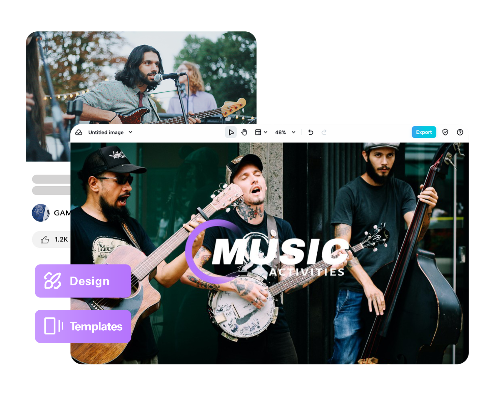 Κατασκευαστής banner soundcloud